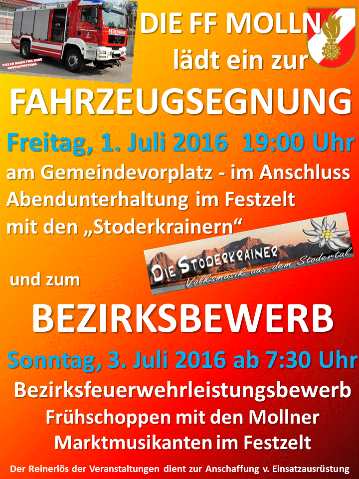 Plakat Segnung_Bewerb_2016